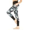 imageMatchable Mother or Daguhter Hawaiian Activewear Set in Wispy Cereus BlackWomen Legging in Wispy Cereus Black