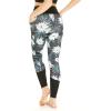imageMatchable Mother or Daguhter Hawaiian Activewear Set in Wispy Cereus BlackWomen Legging in Wispy Cereus Black
