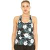 imageMatchable Mother or Daguhter Hawaiian Activewear Set in Wispy Cereus BlackWomen Tank Top in Wispy Cereus Black