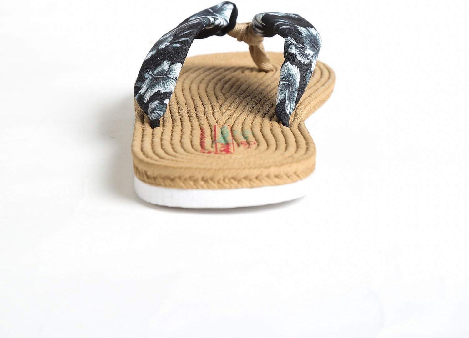 imageHawaii Hangover Unisex Flip Flop with Fabric in BloomMen  Midnight Bloom