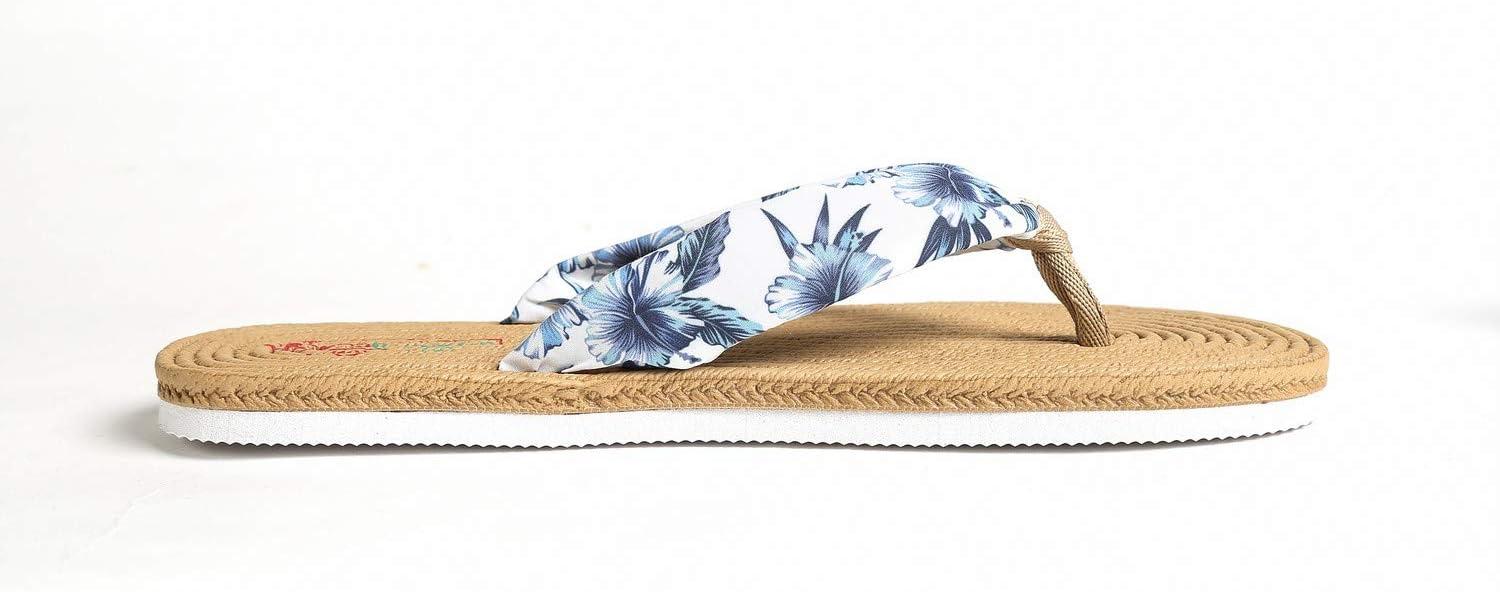 imageHawaii Hangover Unisex Flip Flop with Fabric in BloomWomen  Day Dream Bloom