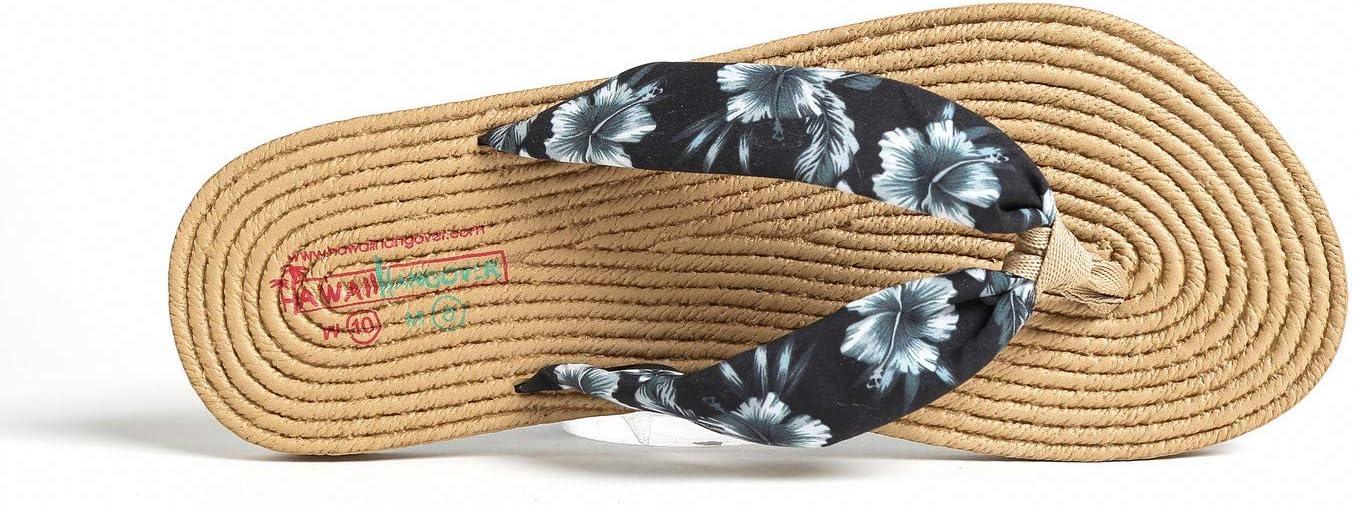 imageHawaii Hangover Unisex Flip Flop with Fabric in BloomWomen  Midnight Bloom