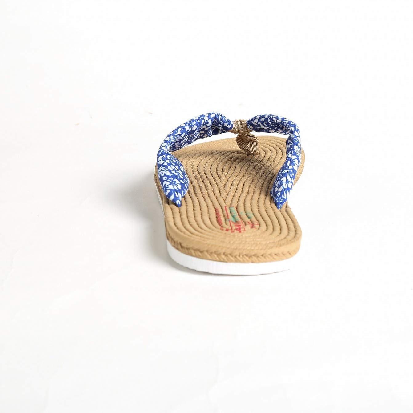 imageHawaii Hangover Unisex Flip Flop with Fabric in Classic HibiscusMen  Hibiscus Blue