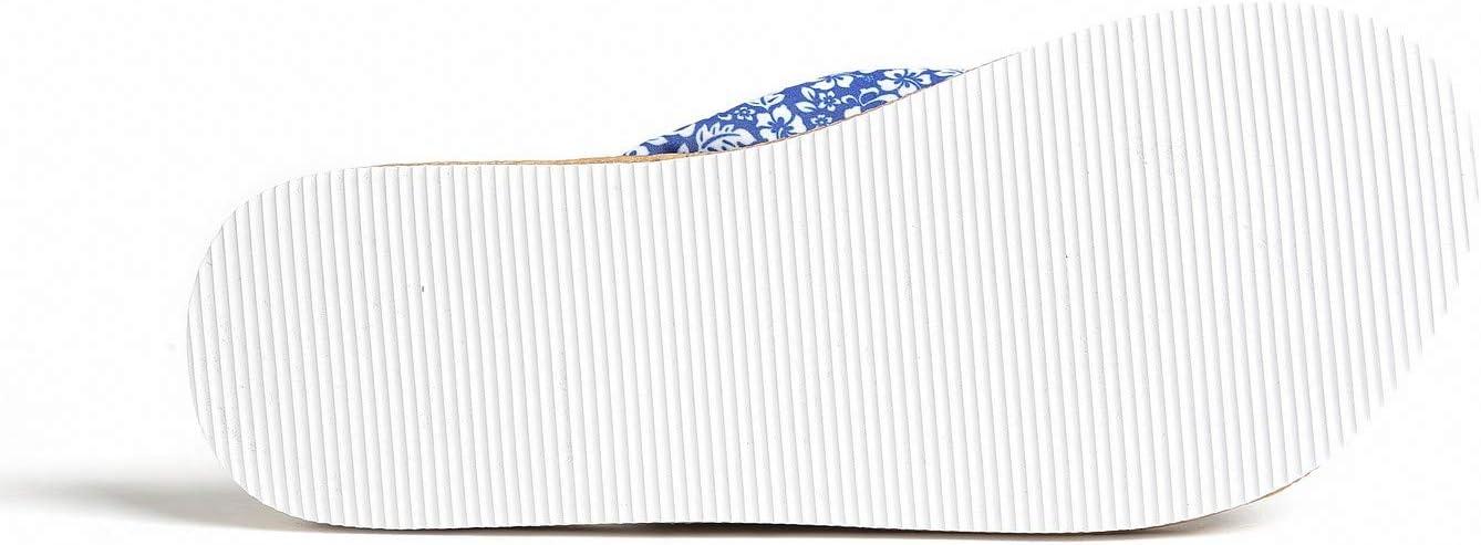 imageHawaii Hangover Unisex Flip Flop with Fabric in Classic HibiscusMen  Hibiscus Blue