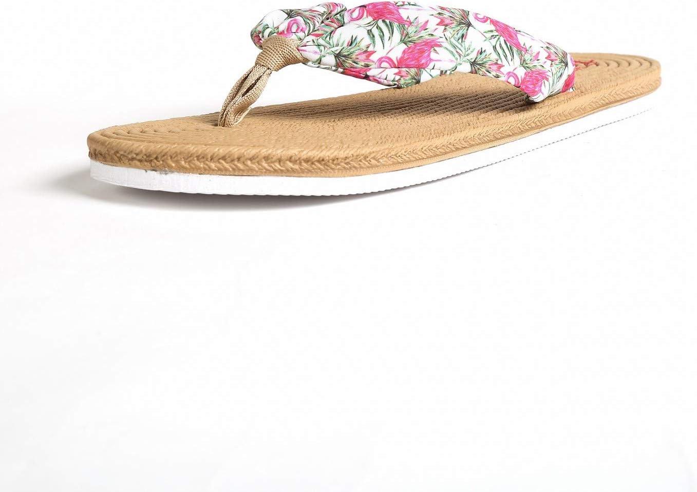 imageHawaii Hangover Unisex Flip Flop with Fabric in Flamingo In LoveMen  Flamingo in Love