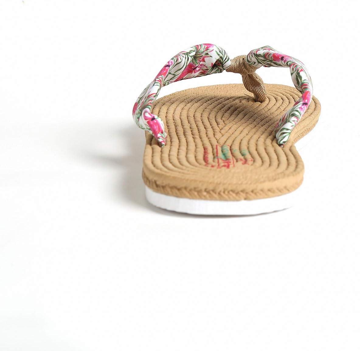 imageHawaii Hangover Unisex Flip Flop with Fabric in Flamingo In LoveWomen  Flamingo in Love