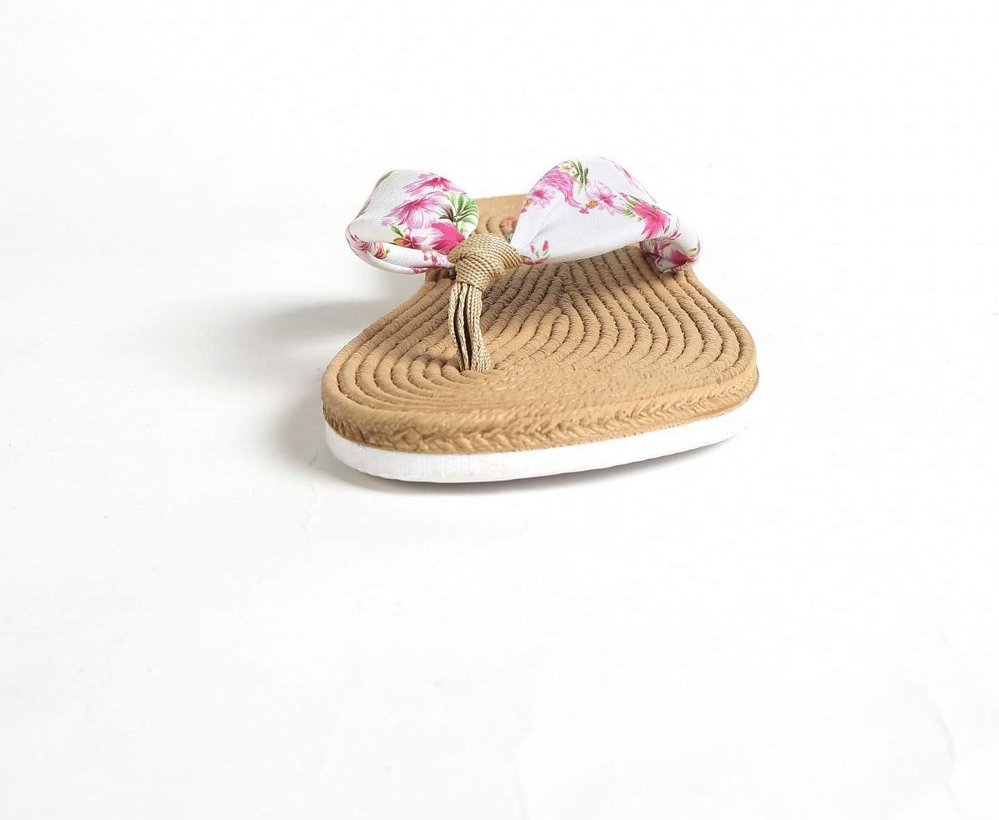 imageHawaii Hangover Unisex Flip Flop with Fabric in Hibiscus VineMen  Hibiscus Vine White