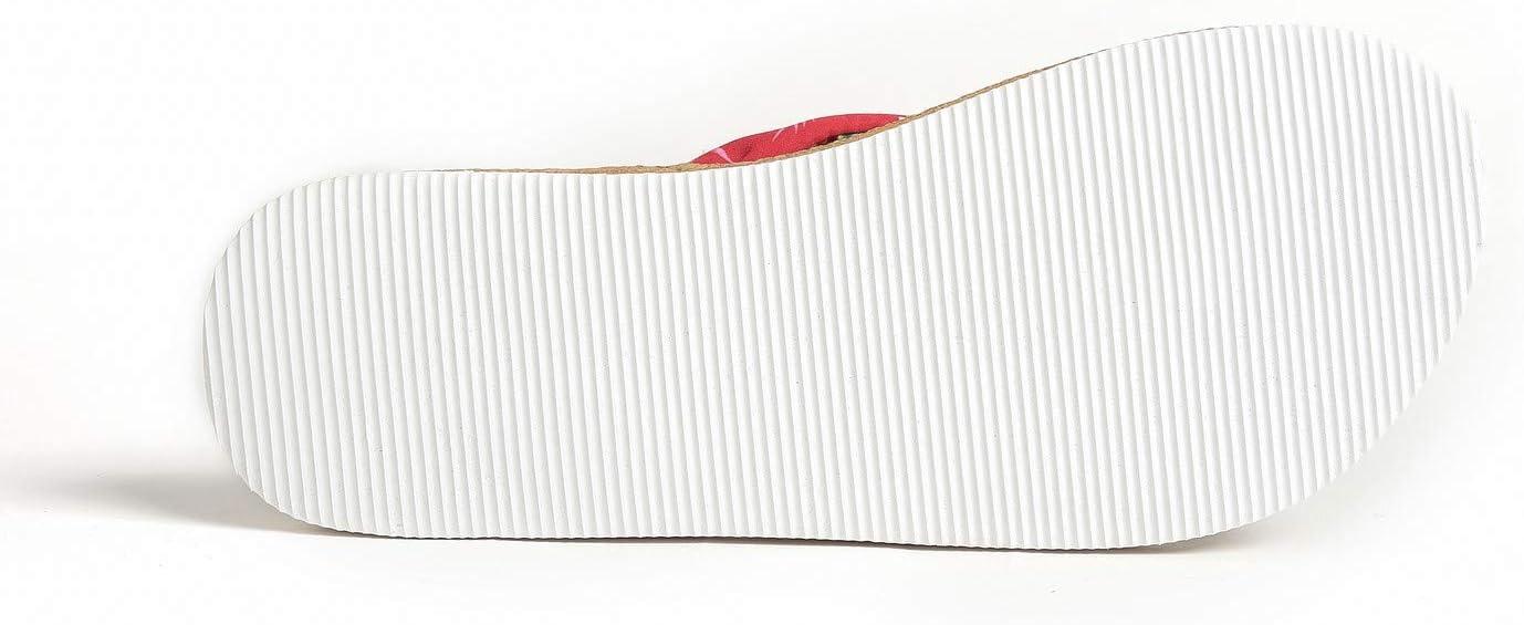 imageHawaii Hangover Unisex Flip Flop with Fabric in HibiscusMen  Hibiscus Red