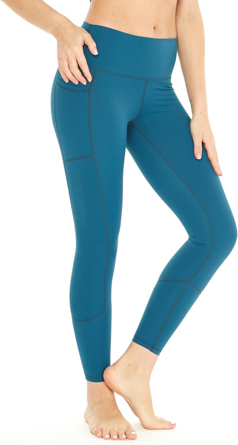 imageMatchable Mother or Daguhter Hawaiian Activewear Set in Crayon Palms GreenWomen Legging in Solid Green