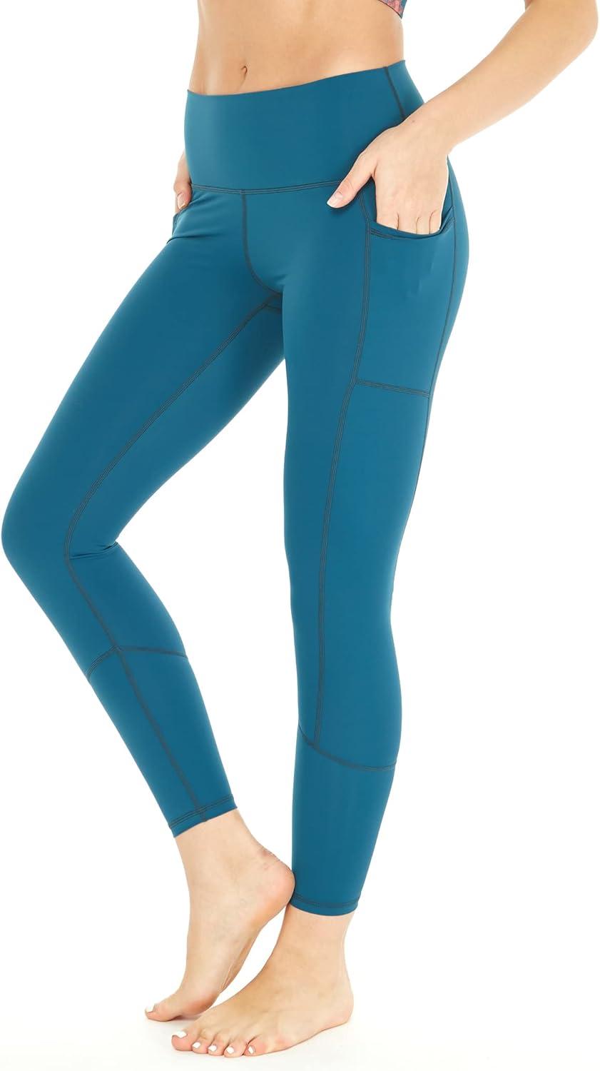 imageMatchable Mother or Daguhter Hawaiian Activewear Set in Crayon Palms GreenWomen Legging in Solid Green