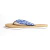 imageHawaii Hangover Unisex Flip Flop with Fabric in Classic HibiscusMen  Hibiscus Blue
