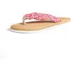 imageHawaii Hangover Unisex Flip Flop with Fabric in Classic HibiscusMen  Hibiscus Red