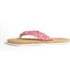 imageHawaii Hangover Unisex Flip Flop with Fabric in Classic HibiscusMen  Hibiscus Red