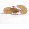 imageHawaii Hangover Unisex Flip Flop with Fabric in Hibiscus VineMen  Hibiscus Vine White