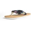 imageHawaii Hangover Unisex Flip Flop with Fabric in HibiscusMen  Hibiscus Black