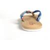 imageHawaii Hangover Unisex Flip Flop with Fabric in HibiscusMen  Hibiscus Blue