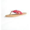 imageHawaii Hangover Unisex Flip Flop with Fabric in HibiscusMen  Hibiscus Red