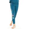 imageMatchable Mother or Daguhter Hawaiian Activewear Set in Crayon Palms GreenGirl Legging in Side Crayon Palms Green