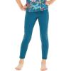 imageMatchable Mother or Daguhter Hawaiian Activewear Set in Crayon Palms GreenGirl Legging in Solid Green