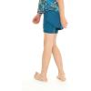 imageMatchable Mother or Daguhter Hawaiian Activewear Set in Crayon Palms GreenGirl Tennis Shorts in Solid Green