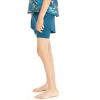 imageMatchable Mother or Daguhter Hawaiian Activewear Set in Crayon Palms GreenGirl Tennis Shorts in Solid Green