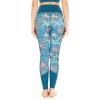 imageMatchable Mother or Daguhter Hawaiian Activewear Set in Crayon Palms GreenWomen Legging in Crayon Palms Green