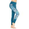 imageMatchable Mother or Daguhter Hawaiian Activewear Set in Crayon Palms GreenWomen Legging in Side Crayon Palms Green