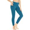 imageMatchable Mother or Daguhter Hawaiian Activewear Set in Crayon Palms GreenWomen Legging in Solid Green