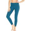 imageMatchable Mother or Daguhter Hawaiian Activewear Set in Crayon Palms GreenWomen Legging in Solid Green