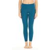imageMatchable Mother or Daguhter Hawaiian Activewear Set in Crayon Palms GreenWomen Legging in Solid Green
