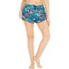 imageMatchable Mother or Daguhter Hawaiian Activewear Set in Crayon Palms GreenWomen Shorts in Crayon Palms Green