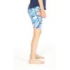 imageMatchable Mother or Daguhter Hawaiian Activewear Set in Firebird Blue WhiteGirl Bike Shorts in Firebird Blue White