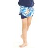 imageMatchable Mother or Daguhter Hawaiian Activewear Set in Firebird Blue WhiteGirl Tennis Shorts in Firebird Blue White