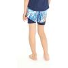 imageMatchable Mother or Daguhter Hawaiian Activewear Set in Firebird Blue WhiteGirl Tennis Shorts in Firebird Blue White