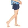 imageMatchable Mother or Daguhter Hawaiian Activewear Set in Firebird Blue WhiteGirl Tennis Shorts in Solid Navy