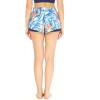 imageMatchable Mother or Daguhter Hawaiian Activewear Set in Firebird Blue WhiteWomen Shorts in Firebird Blue White