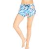imageMatchable Mother or Daguhter Hawaiian Activewear Set in Firebird Blue WhiteWomen Shorts in Firebird Blue White