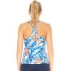 imageMatchable Mother or Daguhter Hawaiian Activewear Set in Firebird Blue WhiteWomen Tank Top in Firebird Blue White