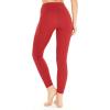 imageMatchable Mother or Daguhter Hawaiian Activewear Set in Lotus and Orchid RedWomen Legging in Solid Red