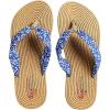 imageHawaii Hangover Unisex Flip Flop with Fabric in Classic HibiscusMen  Hibiscus Blue