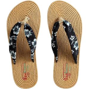 imageHawaii Hangover Unisex Flip Flop with Fabric in BloomWomen  Midnight Bloom