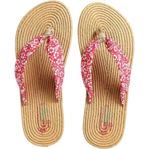 imageHawaii Hangover Unisex Flip Flop with Fabric in Classic HibiscusWomen  Hibiscus Red