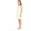 imageGirls Beach Wedding Double Ruffle Top Midi Flower Girl DressIvory Cream