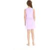 imageGirls Beach Wedding Double Ruffle Top Midi Flower Girl DressLavender Pastel
