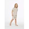 imageHawaii Hangover Boy Aloha Linen Cotton Shirt Cabana Set in Shark ToothDrift Wood