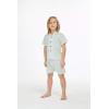 imageHawaii Hangover Boy Aloha Linen Cotton Shirt Cabana Set in Shark ToothOcean Spray