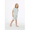 imageHawaii Hangover Boy Aloha Linen Cotton Shirt Cabana Set in Shark ToothOcean Spray