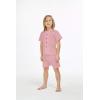 imageHawaii Hangover Boy Aloha Linen Cotton Shirt Cabana Set in Shark ToothPink Coral