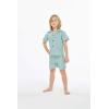 imageHawaii Hangover Boy Aloha Linen Cotton Shirt Cabana Set in Shark ToothSea Grass