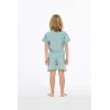 imageHawaii Hangover Boy Aloha Linen Cotton Shirt Cabana Set in Shark ToothSea Grass